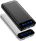 Enerwow Power Bank, 2-Pack 16000mAh Portable Charger 3A Fast Charging, Slimest Battery Pack Phone Charger with LED Display, PowerBank with 2 USB Outputs Compatible for iPhone and More