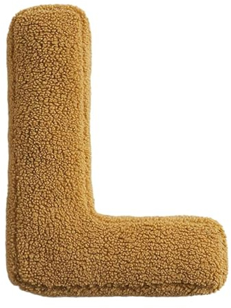 Cuscino da tiro | Cuscino con lettere | Morbido cuscino con iniziale | Cuscino in peluche con lettere inglesi | Cuscino decorativo con lettere inglesi | Cuscino con nome | Cuscino con lettere dalla A