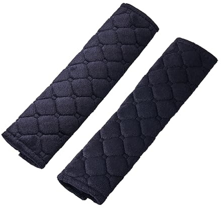 lydnkim Seat Belt Pads 2 Pack, Soft Padded Seat Belt Covers, Shoulder Comfort Pads (Black)