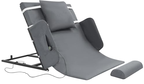 DCSYOG Schienale elettrico per letto, regolabile 10-80°, 100 kg, schienale con bracciolo e custodia per donne incinte, anziani