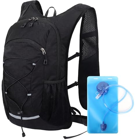 Hydration Backpack, Adjustable & Breathable 18L Running Backpack for Hiking, Running, Cycling, Climbing