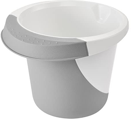 keeeper Bol de mezcla con base antideslizante, 1,5 L, Carlotta, Gris Nordic