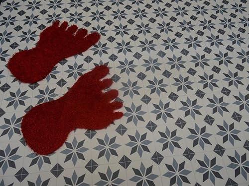 Pavimento de PVC con aspecto de baldosa retro, Corte (2m de ancho, 4m de largo)