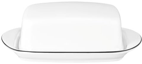 Seltmann Weiden Lido Black Line - Mantequillero Mantequera Redonda con Tapa (250 g)