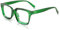 FEISEDY Klassische Brille Rechteckig Klare Linsen Dicker Brillenfassung für Damen Herren B2461