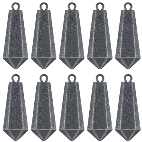 Alwonder Iron Sinker Sea Fishing Steel Sinker Ideal for Drop-Shot Beach, Shore, Boat Sea Fishing Tackle Accessories for Long Casting and Rig Making 30g