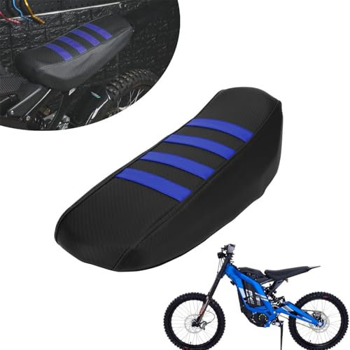 JFG RACING Dirt Bike Seat Cover,Motorcycle Anti-Slip Pad Seat Cover for Sur-Ron X/S Sur Ron Light Bee Electric Bike-Blue