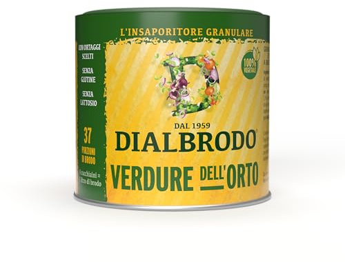 DIALBRODO Verdure dell’Orto Insaporitore con 5 Ortaggi, 150 g