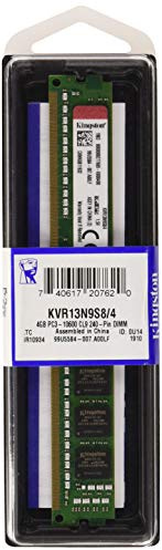 Kingston Technology KVR13N9S8/4 RAM 4 GB 1333 MHz DDR3 Non-ECC CL9 DIMM 240-Pin, 1.5 V Memory Module