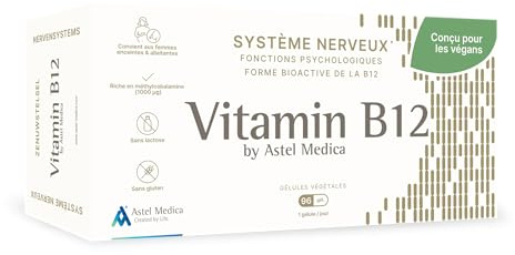 Vitamin B12 - Fonctions psychologiques & Système nerveux - Complément alimentaire - 96 gellules