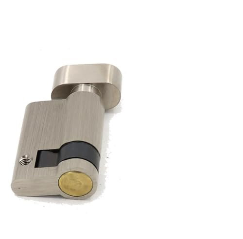 Serratura a Cilindro Nucleo della serratura della porta invisibile Cilindro della serratura mezzo eccentrico, con pomolo, 45mmx32MM, for serratura a canale Porta tagliafuoco Porta di sicurezza(With kn