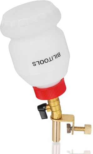 BILITOOLS 1L Universal Cylinder Brake Fluid Refilling Bottle Automatic Brake Service Dispensiong Flush Tool, Easy Operation for Cars, Motorcycles and for Clean & Efficient Brake Maintenance