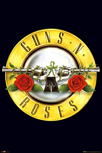 GB EYE LTD, Guns N Roses, Logo, Maxi-Poster, 61 x 91,5 cm, Paper, Multicolor, 91.5 x 61cm