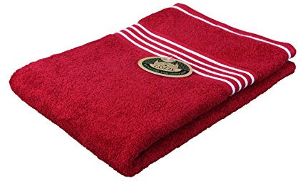 Gözze Duschtuch, 100% Baumwolle, 70 x 140 cm, Rio, Vollfarbig Rot, 140-33-5