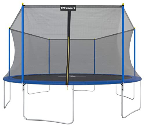 Ultrasport Gartentrampolin Uni-Jump, Blau, bis 150 KG
