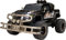Revell 24629 RC Car-ferngesteuertes Auto mit 27 MHz Fernsteuerung, stabile Konstruktion, große Räder für Gute Geländegängigkeit, LED-Beleuchtung, Batteriebetrieben-Buggy Bull Scout, Schwarz