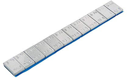 PERFECT EQUIPMENT 100x Klebegewichte Alufelgen Typ397 60g Silber, Wuchtgewichte Klebegewichte, Auswuchtgewicht Alufelgen