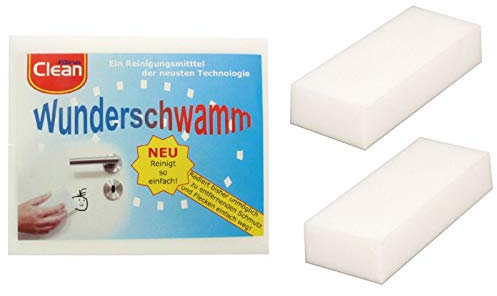 4 x Wunderschwamm CLEAN,14 x 6 x 3 cm, Schmutzradier - 2er Pack
