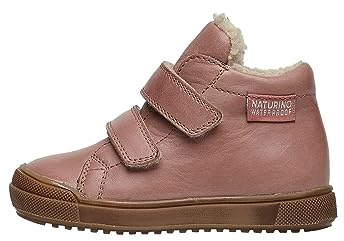 Naturino Bottes en Cuir avec Doublure en Mouton synthétique, Rose- 29
