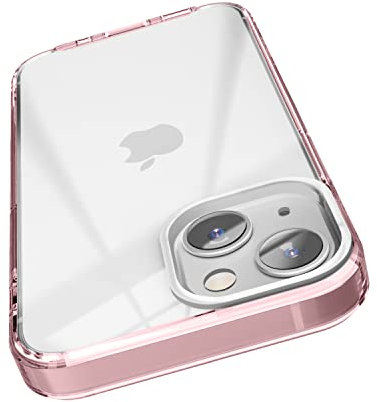 elago Cover Trasparente Ibrida Clear Custodia Compatibile con iPhone 13 Mini Case (5.4) - Tecnologia Ibrida PC + TPU, Ingiallimento Ridotto, Protezione Completa del Corpo (Rosa)