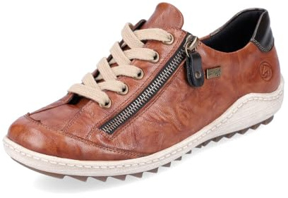 Remonte Femme Chaussures à Lacets R1402, Dame Chaussures de Sport lacées,Semelle intérieure Amovible,Hydrofuge,remonteTEX,Braun,40 EU / 6.5 UK