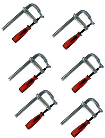 Zwingen Schraubzwinge Schraubzwingen 6 tlg Set Ganzstahl 250/300/500 x120mm je 2