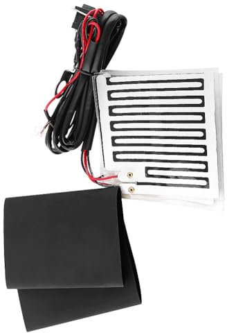 12V Universal Motorcycle Handlebar Heated Pad Warm Heated Grip Kit Pads,Winter Heated Grip Pads Inserts Handlebar Hand Warmers for ATV Motorcycle