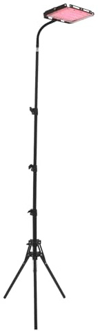 Lámpara de luz roja de 660 nm/850 nm, lámpara térmica de aleación de aluminio, lámpara infrarroja ajustable de 5 niveles con soporte ajustable en altura, rotación de 360°, lámpara de panel de terapia