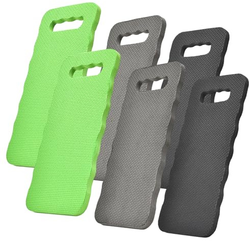 NEUSID 6 ginocchiere da giardino, 39 x 17 cm, impermeabili, morbide, con manico, cuscino multifunzionale per giardinaggio, pulizia, yoga, lavori di riparazione
