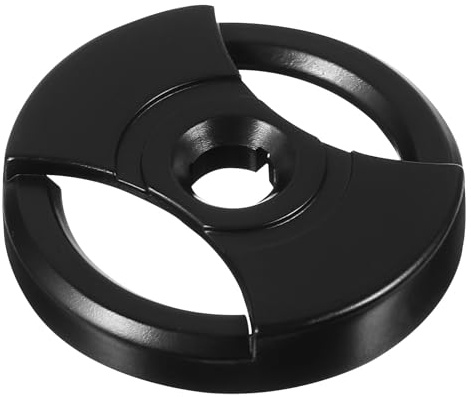 KALLORY Accesorio Adaptador para Tocadiscos Vinilo, Diseño Compacto y Funcional para Uso en Turntables, para Entusiastas de Música, Color Negro