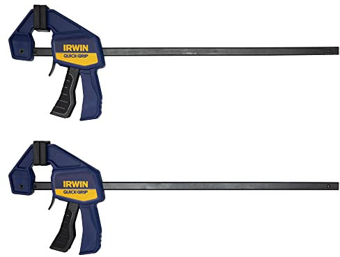 IRWINQUICK-GRIPOne-Handed Mini Bar Clamp 2 Pack, 12, 1964745