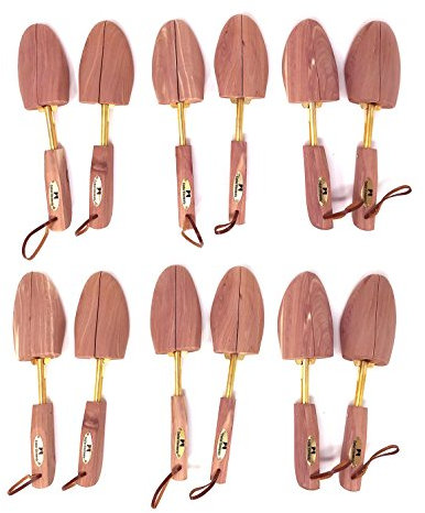 Cedar Elements Cedar Shoe Tree - 6 Pairs (Medium, US Men Size 8.5-9.5)