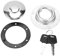 Tappo Serbatoio Carburante, Coperchio Serbatoio Carburante, Coperchio Serbatoio Carburante, Kit Coperchio Serbatoio con Chiavi e Hardware di Montaggio per Generatori di Veicoli,