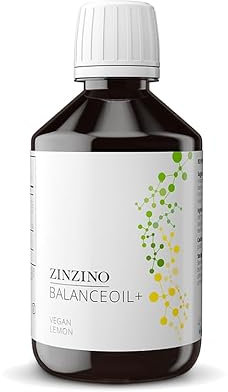 ZinZino BalanceOil+ Vegan – Omega-3 aus Algenöl & Ahiflower® mit Vitamin D3 – Unterstützt Herz, Gehirn & Immunsystem – 300 ml