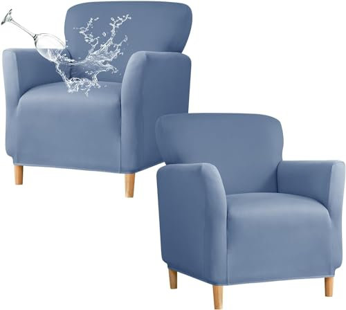 Stretch Sesselbezug Sesselhusse Spandex Jacquard Elastische Sofaüberzug Clubsessel Sessel Bezug, Passender Weicher Möbelschutz Sitzbezug Für Sessel Mit Armlehne Hussen Für Sessel ( Color : #18 , Size