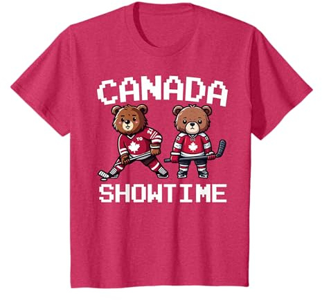 Canada Cute Bear Ice Hockey Jersey – Canada Hockey Team T-Shirt