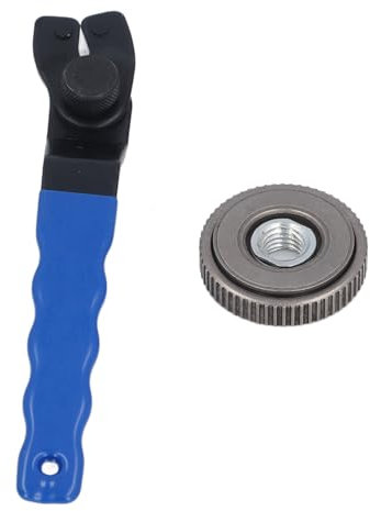 Contratuerca y llave de pasador de ajuste, contratuerca, placa de acero inoxidable, amoladora angular, contratuerca, placa de presión para amoladora angular de husillo roscado M14