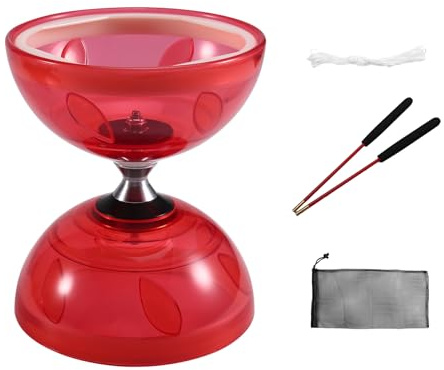 Hipzeepo Diabolo fitnessleksak med tre lager, dubbelhuvud, Diabolo utomhus för Diabolo, Diabolo leksak för barn och äldre.