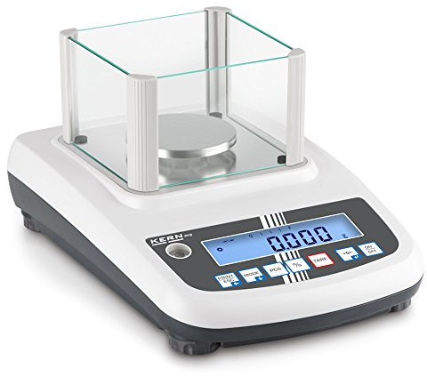 KERN Serie PFB Kunststoff Präzisionswaage mit Komfortabler Bedienphilosophie, 300g Wägebereich, 0,001g Ablesbarkeit, 210mm x 315mm x 90mm
