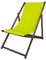 Promo Trade GmbH Liegestuhl, Holz, Lemon, 138 x 59 x 5 cm
