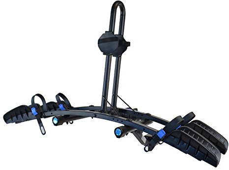 Heininger 2035 Advantage FlatRack 2 Bike Platform Hitch Mounted Rack (Fits 1.25 and 2 Receivers), Black