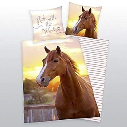 Herding Young Horse Collection Bed Linen 80/80 cm + 135/200 cm, Cotton – Reinforced