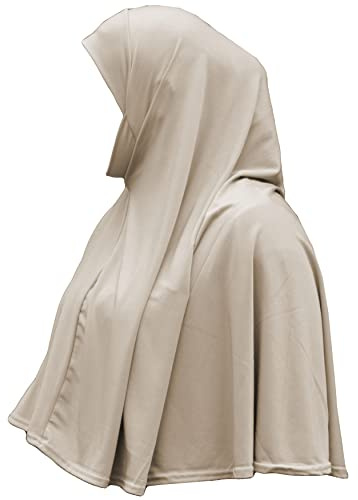 Yaqeen aparell Hijab instantané XL avec couvre-menton (beige)