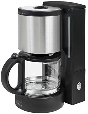 Gutfels Kaffeemaschine KA 8101 swi | 1080 Watt | Kapazität 10 Tassen | Automatische Abschaltung | Tropfstopp | Wasserstandsanzeige | Schwarz-Edelstahl | Kaffee