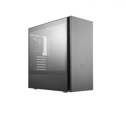 Cooler Master SILENCIO S600 Midi Tower ATX Case, Stained glass window, Soundproof