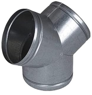 Raccord en Y diam. 80 mm. Distributeur pour Air Chaud, Froid et Ventilation