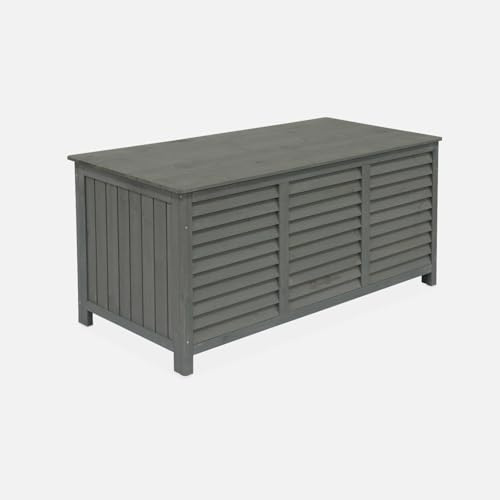 Alice's Garden - Coffre de rangement en bois. Castille. 330 litres. L130 x P64 x H60cm