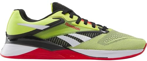 Reebok Nano X4, Sneaker Unisex - Adulto, Hypgrn Black Vecred, 40.5 EU
