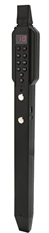 Mini Instrumento de Viento Digital,12 Acompañamientos Teclas Sensibles Al Tacto Negro 10 Tonos Boquilla Extraíble Instrumento de Viento Electrónico Recargable para Android(negro)