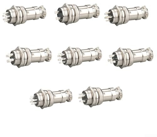 10 Sets Aviation Connector , Aviation Socket 2-9P 16mm DF16 Series Aviation Column Connectors(DF16B-6)